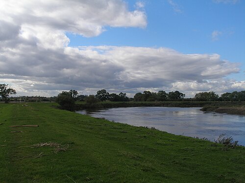 The levy trail, south side of Big Lake Park